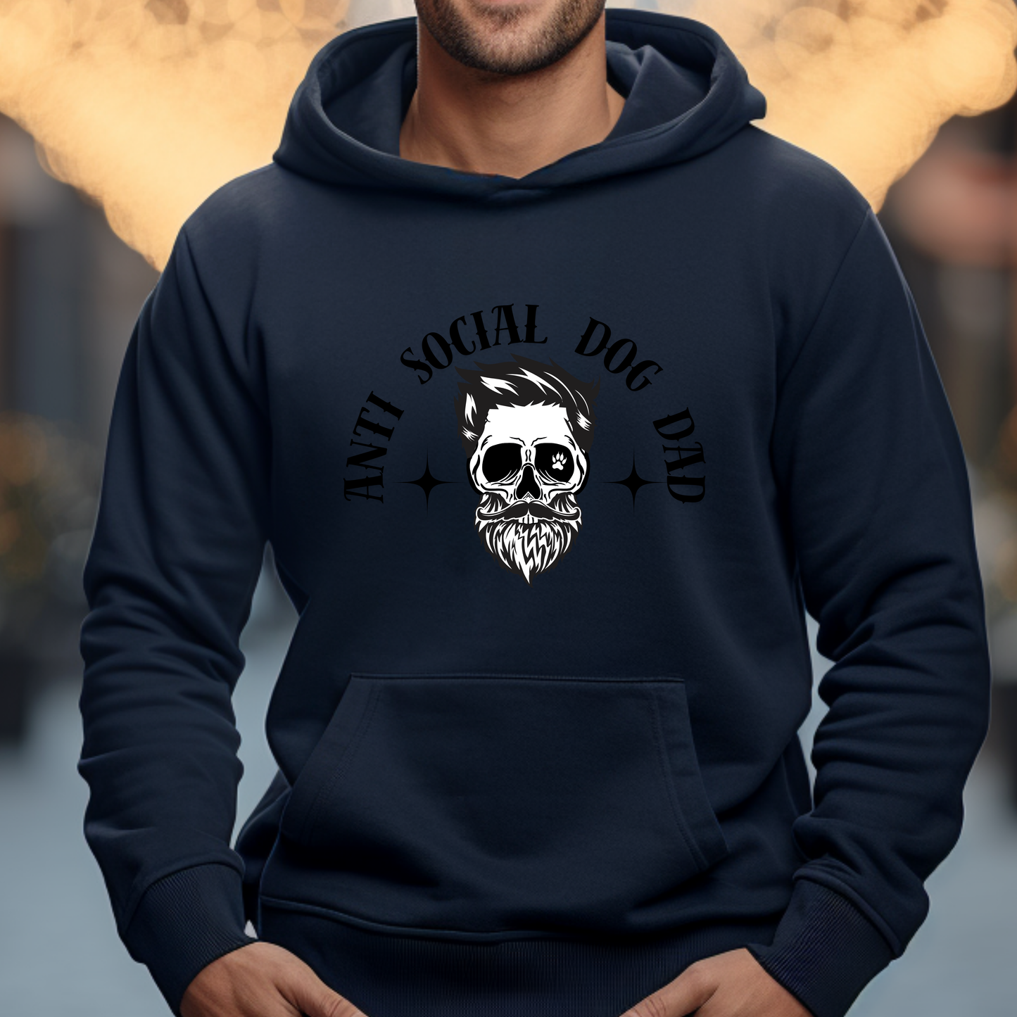 "Anti Social Dog Dad" -Hoodie