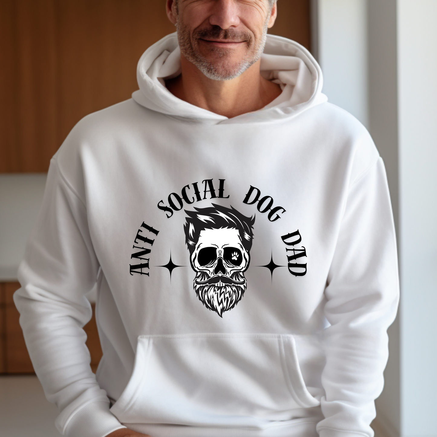 "Anti Social Dog Dad" -Hoodie