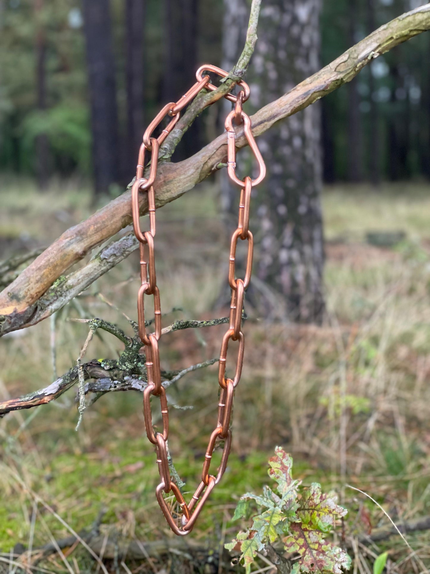 Kette , langgliedrig - bronze