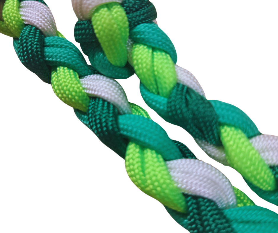 Paracord Leine -multicolor grün